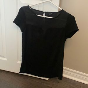 Dressy black short sleeve